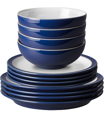 Amazon.com | Denby USA Heritage 4 piece Terrace Place Setting
