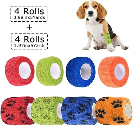 Helweet Bande Cohésive Autoadhésif, Bande Auto-Adhésif Elastiques