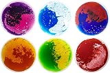 Art3d Liquid Sensory Floor Decorative Tiles 19.7x19.7 Colorful 6 Tiles view 4