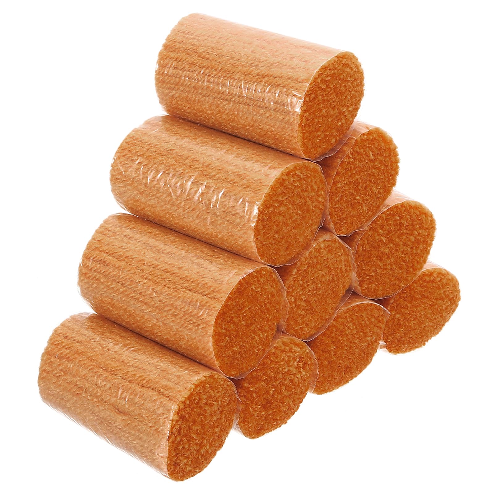 PATIKIL 10 Rolls Latch Hook Yarn, Precut Rug Making Kit for Adults Beginners, Crochet Bundles for Tapestry DIY Craft, Dark Brown