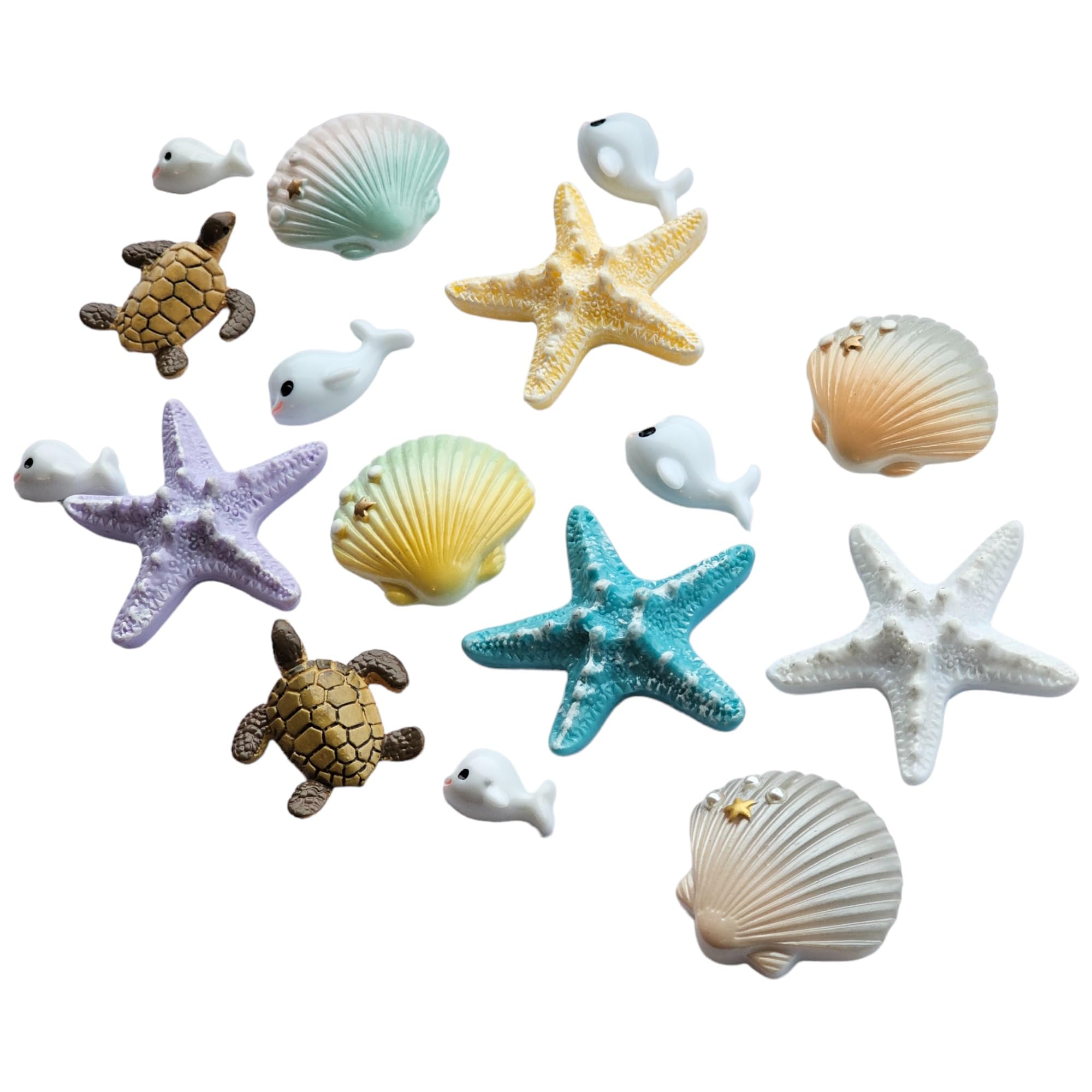 Fridge Magnets, Cute Fun Decorative Magnets, Farm Animals, Cute Animals, Flower, Marine, Icecream Fridge Magntes (Marine 16 pcs)