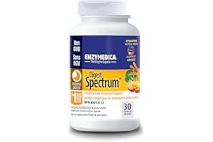Enzymedica - Digest Spectrum 30 Vegan Capsules, 30-Day Supply - Broad-Spectrum Digestive Enzyme Supplement for Comfortable Me