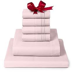 Mellanni Iconic King Sheet Set - 6-Piece Bed