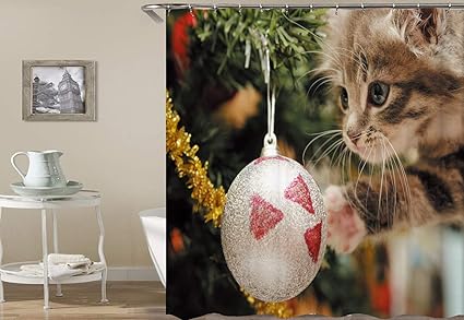 Fond De Belles Feuilles Vertes 1 Boule De Noël Blanche Avec