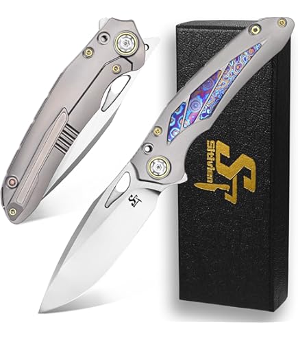 Amazon.com : Sitivien ST276 Folding Knife, M390 Steel Blade