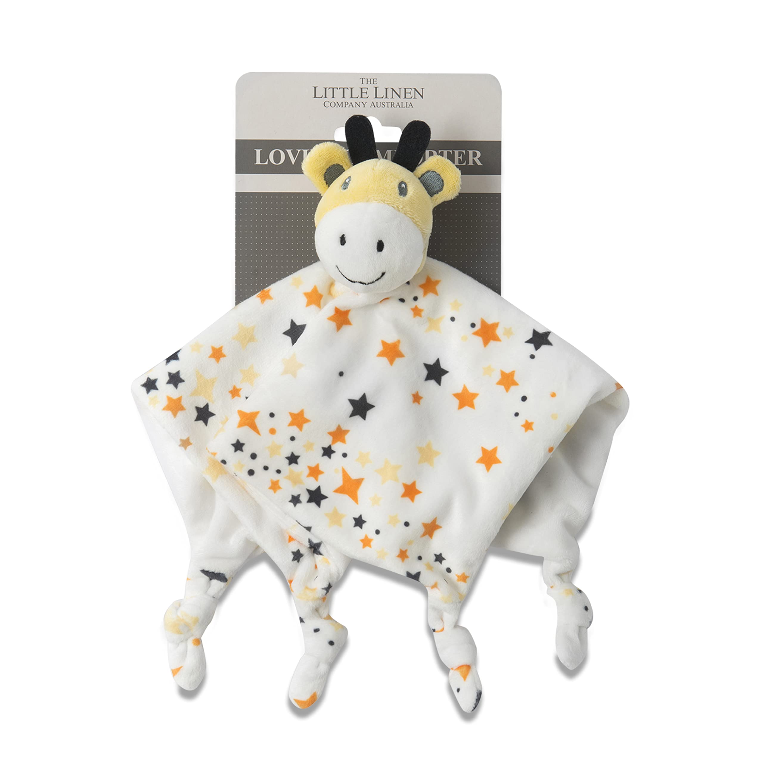 The Little Linen Company Lovie/Comforter - Giraffe Star