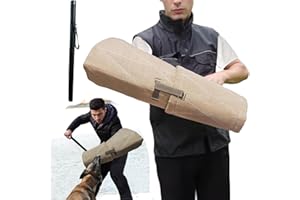 Xiami Leyuan Professional Big Dog Bite Sleeve Agility Equipment Dog Training Arm Protection +PU Leather Stick Kit Set (Canvas)