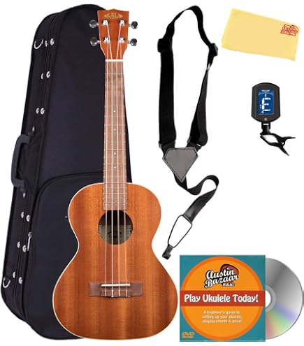 KALA KA-C Ukulele Concerto Mogano Satinato con Custodia KALA KA-C Ukulele Concerto Mogano Satinato con Custodia