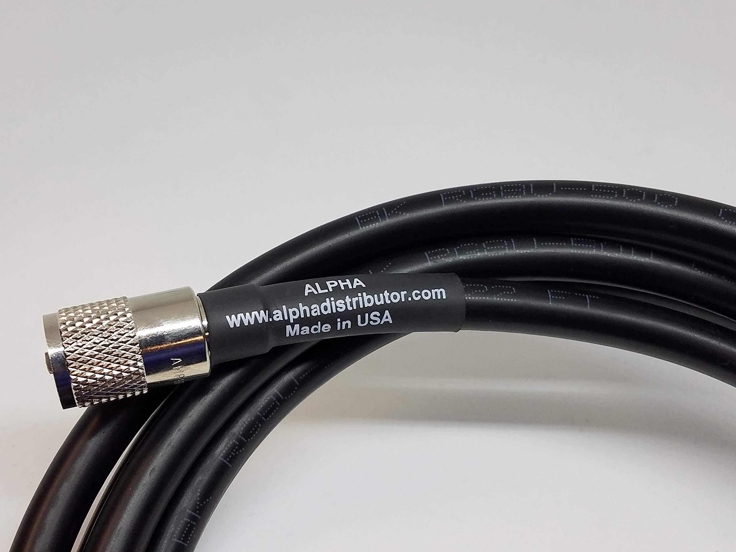 3ft RG8u Coax Cb Ham Radio Cable with AMPHENOL PL259s attached