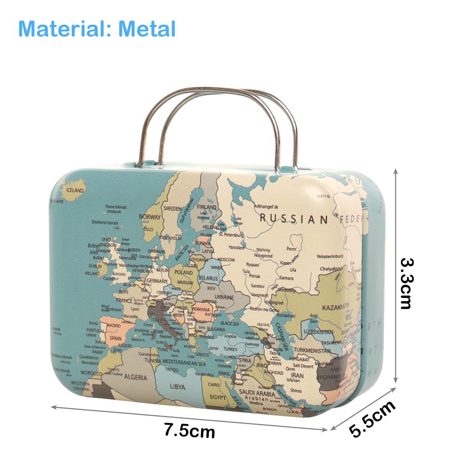 Miunana 29pcs Doll Travel Clothes and Accessories Blue Trunk Suitcase 2 Girl Clothes 1 Boy Doll Clothes 8 Life Accessories 12 Wash Accessories Telescope Sunglasses