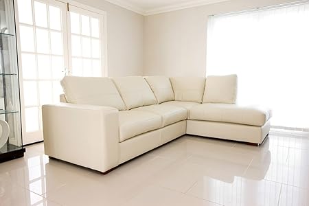 Brand New Westpoint Corner Sofa Faux Leather Right Hand