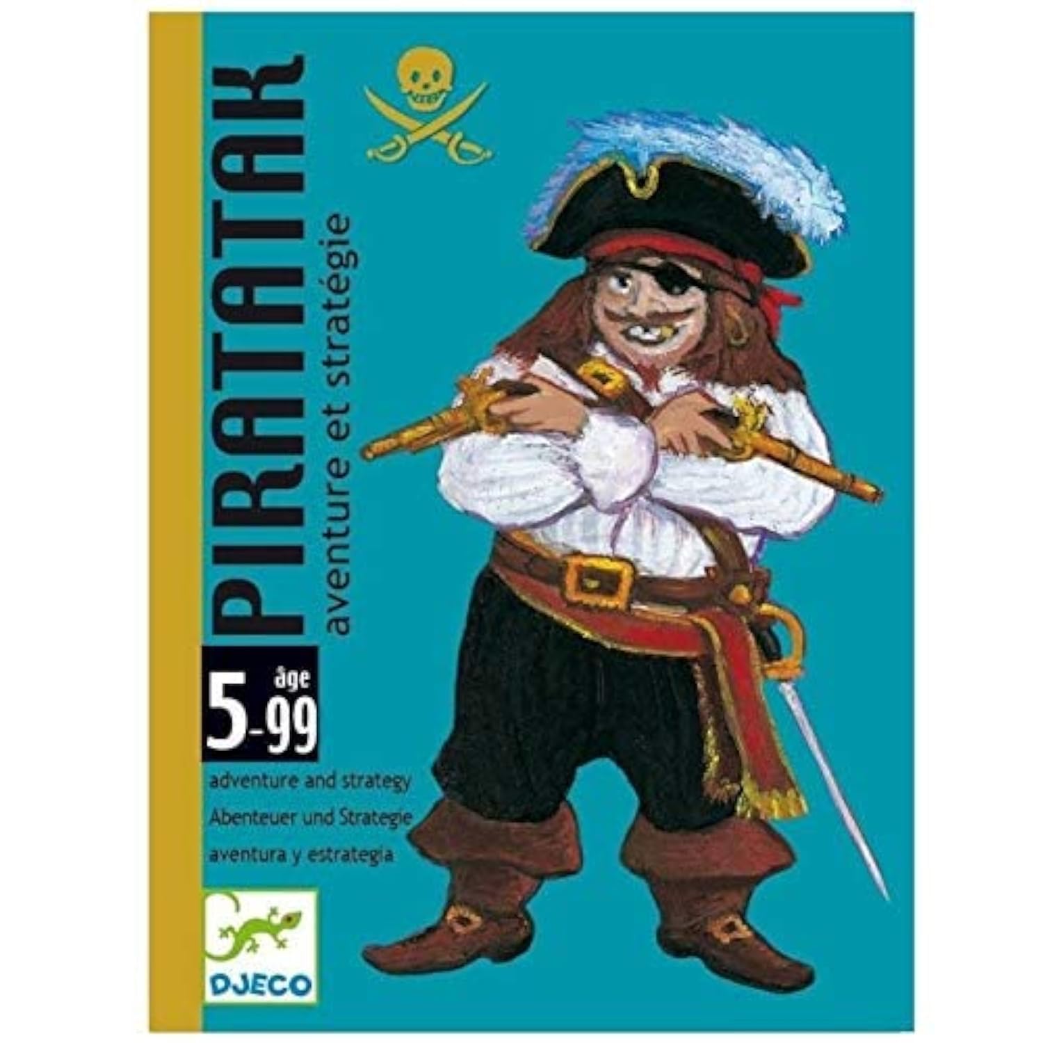 Playing Card Game Djeco Piratatak Strategy Card Game for Kids