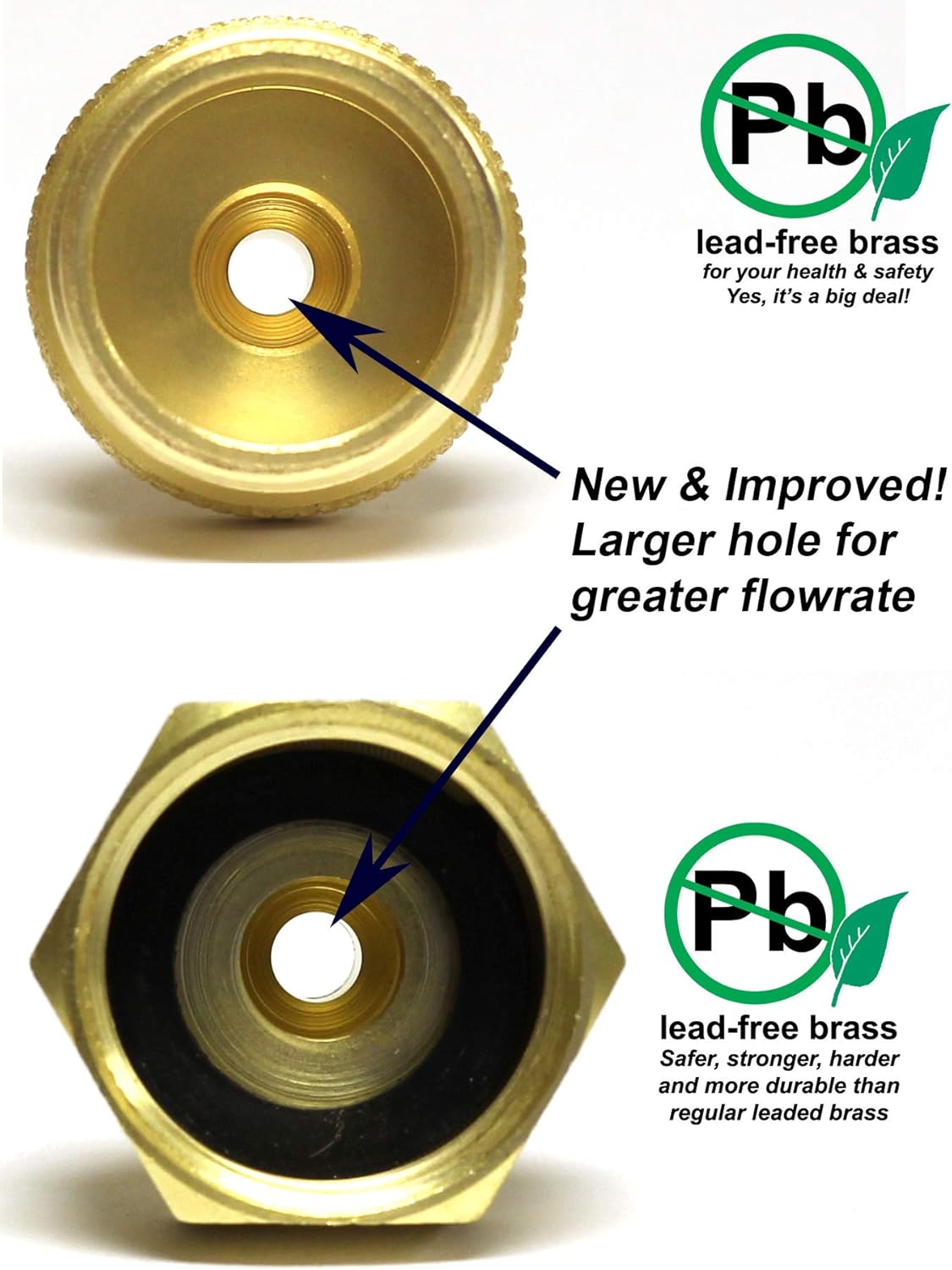 Water Blowout Quick Connect Plug Fittings for Air Compressor, Winterize Kit for RV, Camper, Outdoor Plumbing, Garden Hose, and Sprinkler Systems (One Pair) - - 