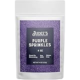 Judee's Purple Sprinkles 4 oz - Gluten-Free and Nut-Free - Brighten Up Your Baked Goods - Great for Cookie and Cake Decoratio