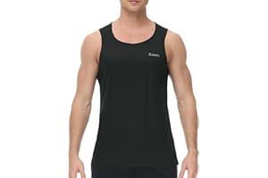Cakulo Men's Neon Tank Tops Workout Gym Athletic Swim Beach Tops Big and Tall Quick Dry Marathon Muscle Sleeveless Shirts