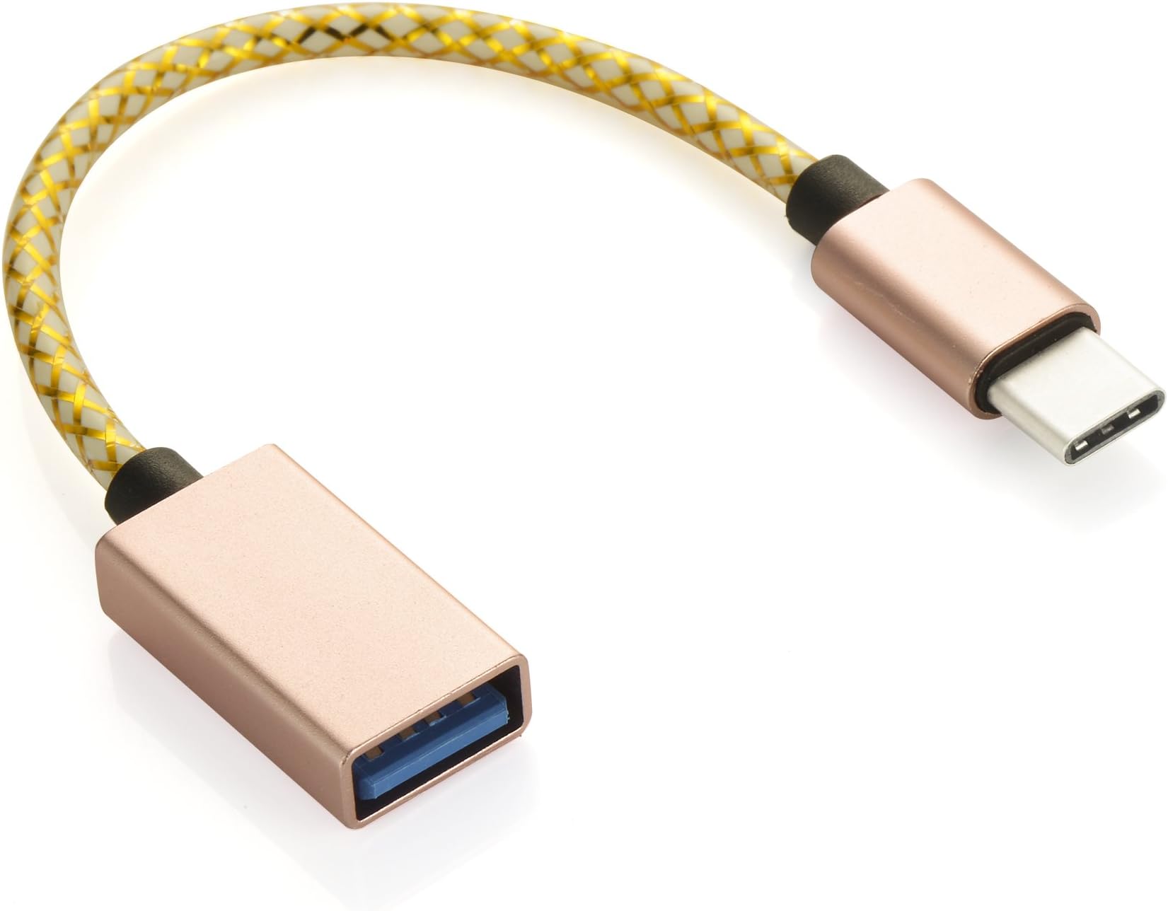 CFIKTE USB 3.1 Type C Male to USB 3.0 Conversion OTG Hub Cable for New MacBook/OTG Cable Type C Adapter(1 Pack)