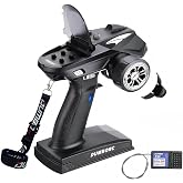 Dumborc X6 Rc Transmitter with P6F Receiver 2.4Ghz Radio 6 Channel Remote Control for All Terrains Vehicle Off-Road Crawler for Traxxas
