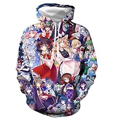 GO2COSY Anime Touhou Project Hoodie Double-sided