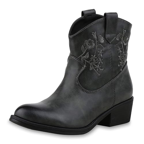 SCARPE VITA Damen Stiefeletten Cowboy Boots