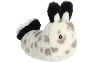 Aurora® Adorable Mini Flopsie™ Serene Sea Bunny™ Stuffed Animal - Mini Companions Ready for Playful Adventures - for Kids All Ages, Toddlers, Adults, and Families - White 6 Inches