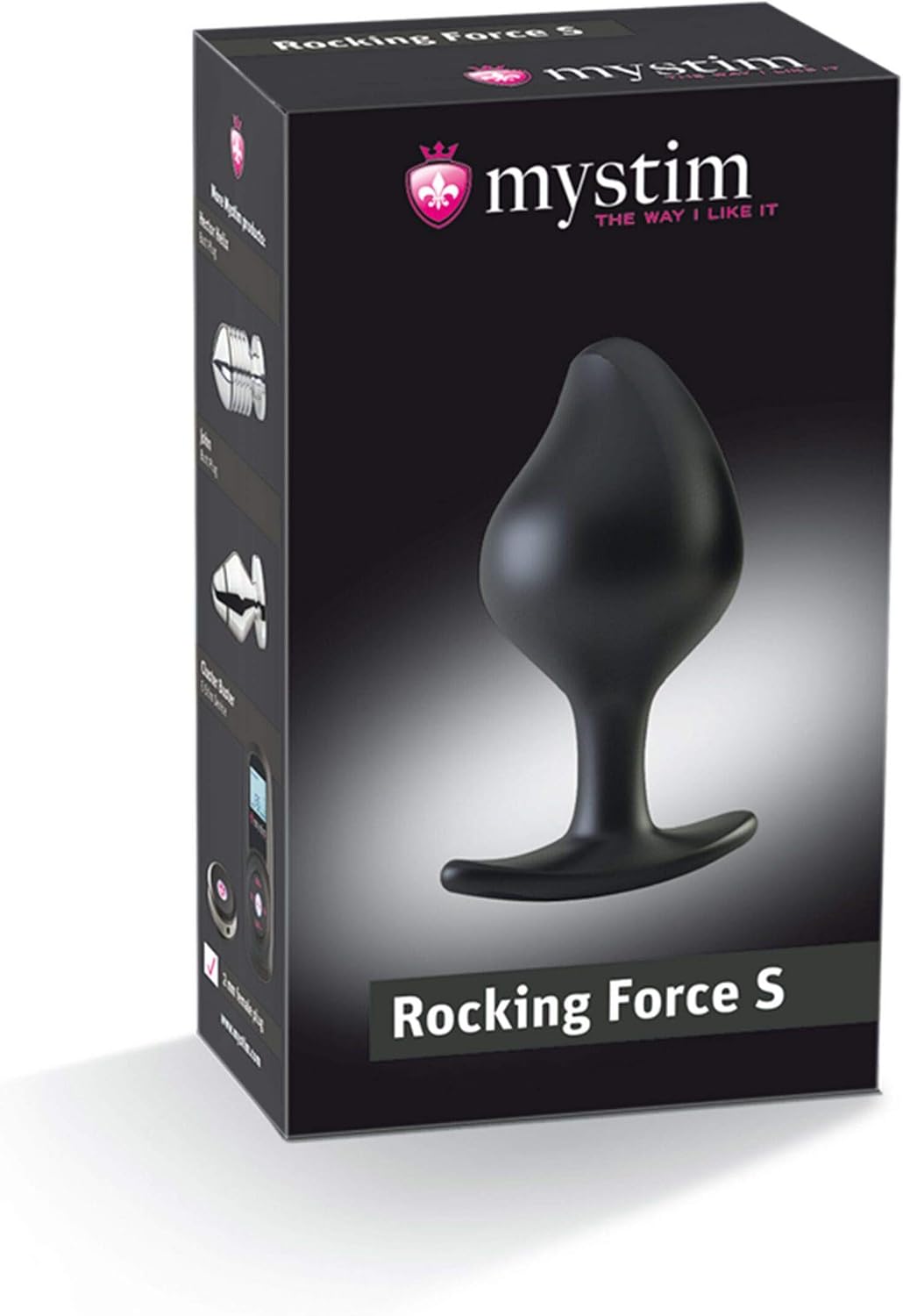 Mystim Rocking Force Small E-Stim Butt Plug - Image 3