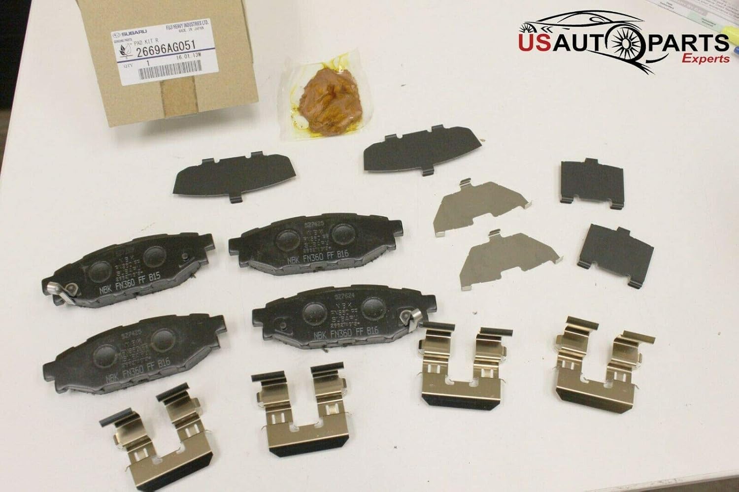 Subaru 26696AG051 Rear Brake Pad Kit, Brake Pads Amazon Canada