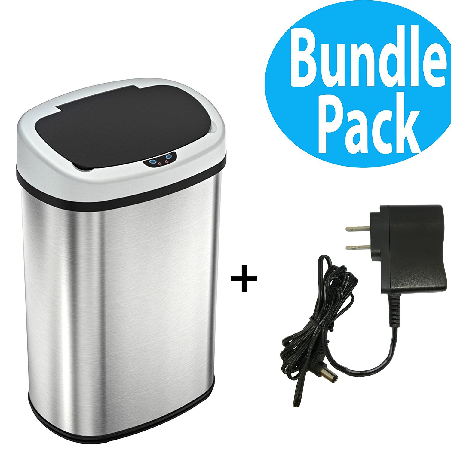 SensorCan BatteryFREE 13 Gallon Automatic Sensor Kitchen Trash Can