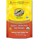 GF Harvest Gluten Free Organic Oat Groats, 2 Pound Bag, Pack of 2