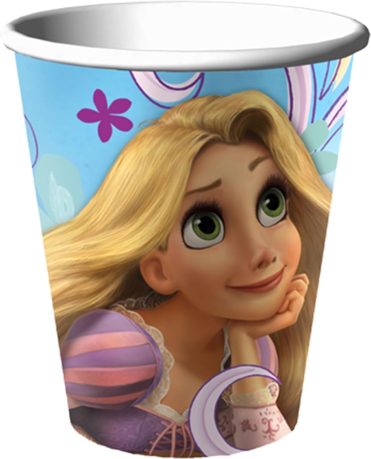 Disney Tangled Party Supplies Rapunzel 9oz Party Cups - 8 Each