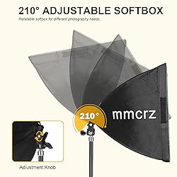 mmcrz 2Pack Professional Softbox Lighting