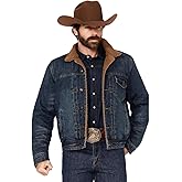 Blue Ranchwear Men's Clay Sherpa Lined Denim Jacket - Brfa24o11-Ind