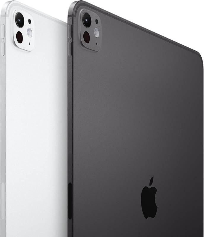 iPad Pro de 13 Pulgadas (M4): Ultra Retina XDR, 2 TB, cámara Frontal de 12 Mpx en Horizontal y Trasera de 12 Mpx, Wi Fi 6E, autonomía de Sol a Sol, Vidrio nanotexturizado - Negro Espacial