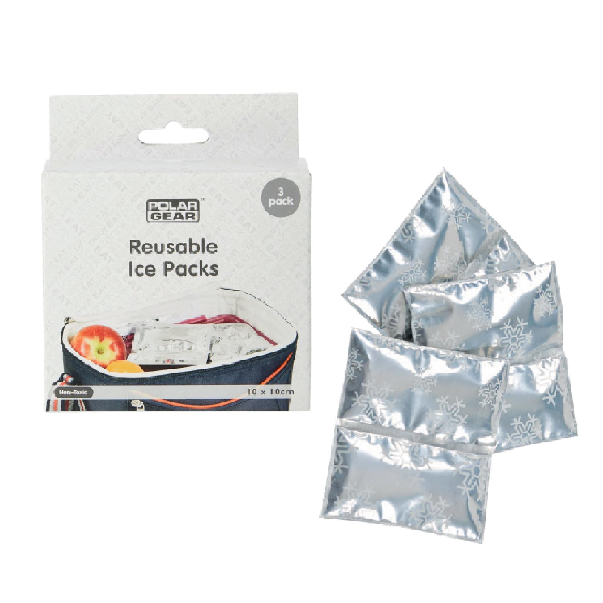 Polar Gear ice Pack, Silver and Blue, 10cmx10cm
