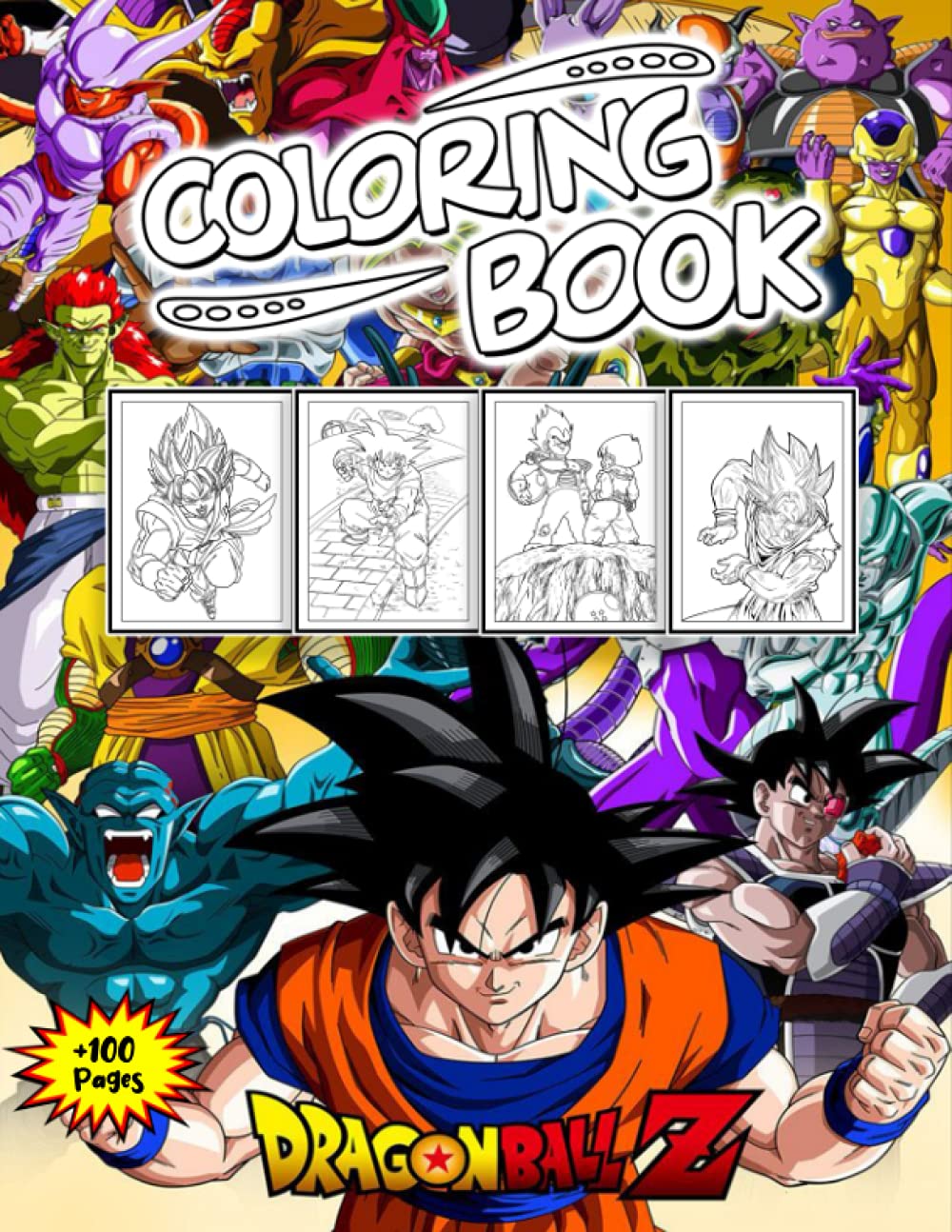 Dragon Ball Z Coloring Book: +100 Pages ... - Amazon.com