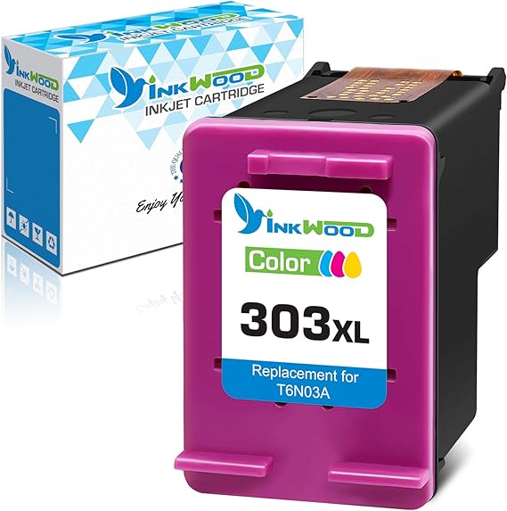 Inkwood Cartucho de tinta de color remanufacturado 303XL para HP Envy Photo 6234 6230 7134 6220 7830 7100 7130 6222 6232 6252 6255 Tango Smart Home Tango Smart Wireless Tango X Smart All in One
