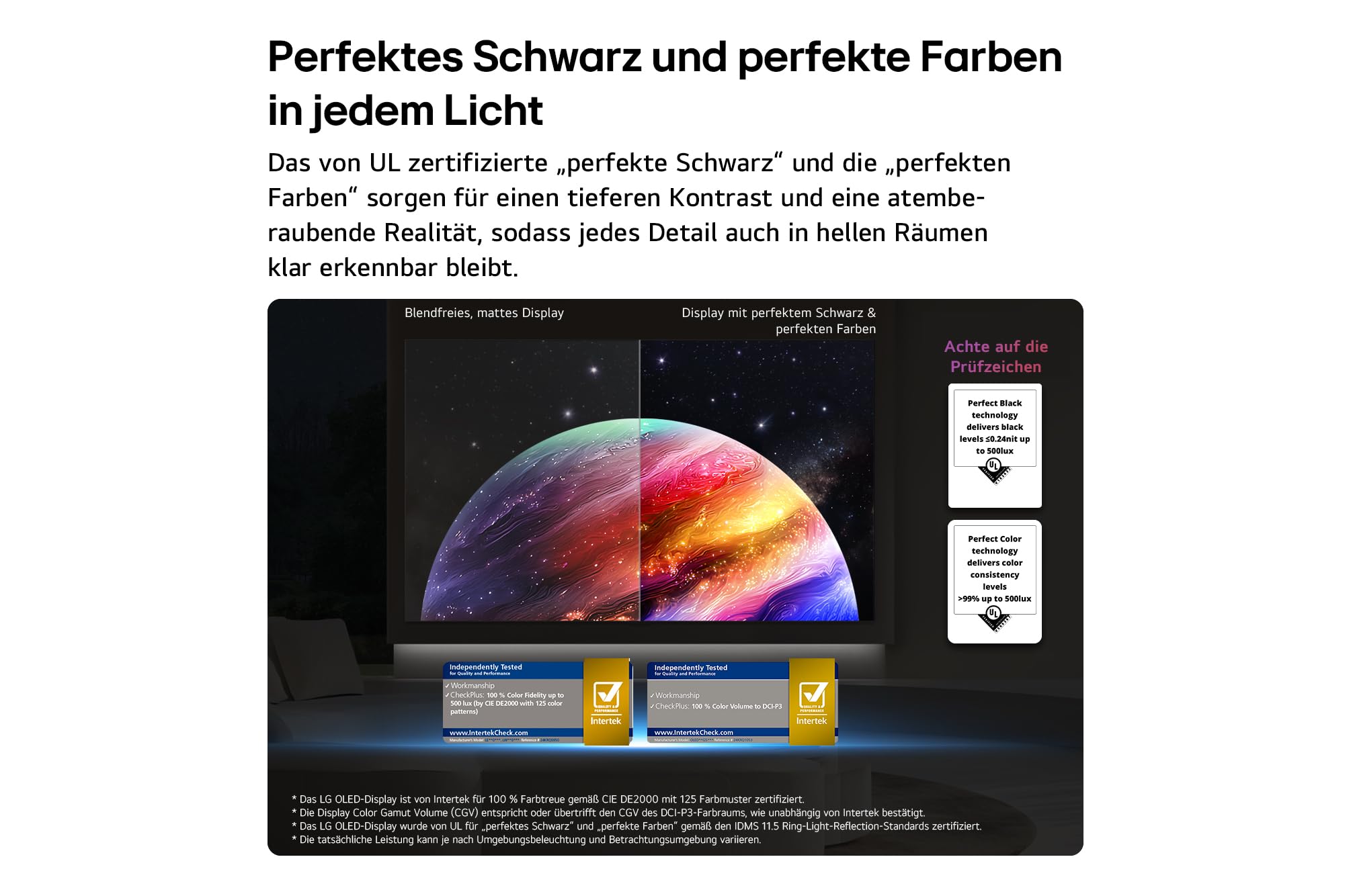 LG OLED65C6ELB TV 65 Zoll (165 cm) 4K OLED evo AI TV (α11 Gen3 4K AI Prozessor, webOS 26, 120Hz (VRR bis zu 165Hz)) [Modelljahr 2026] [Energieklasse F] 3