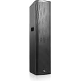 Sound Town Powered Column Array Loudspeaker w/ 4 x 6.5 Woofers, 1200W, Class-D with DSP &amp; TWS, Wall-Mount for PA Installations, Birch Plywood, Black (CARPO-K8PW)