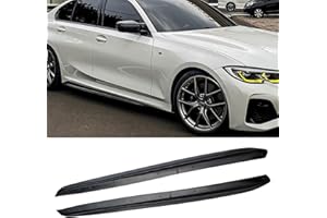 AUTRAGO Side Skirt Compatible with BMW G20 3 Series 2019-2026 M Performance Sport (Gloss Black)