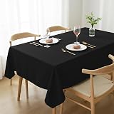 Utopia Kitchen Rectangle Tablecloth 150x300 cm Black 59x118 in