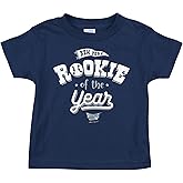 New York Baseball Fans. Rookie of The Year Navy Onesie or Toddler Tee (NB-4T)