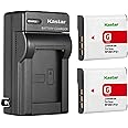 Kastar 2-Pack NP-BG1 Battery and AC Wall Charger Replacement for Sony Cyber-Shot DSC-W215, DSC-W220, DSC-W230, DSC-W270, DSC-W275, DSC-W290