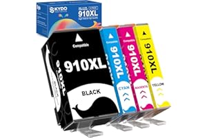 910XL Ink Cartridges Combo Pack [ Latest CHIP ] 8022 Ink Compatible Replacement for HP 910XL 910 XL Use with HP Officejet Pro