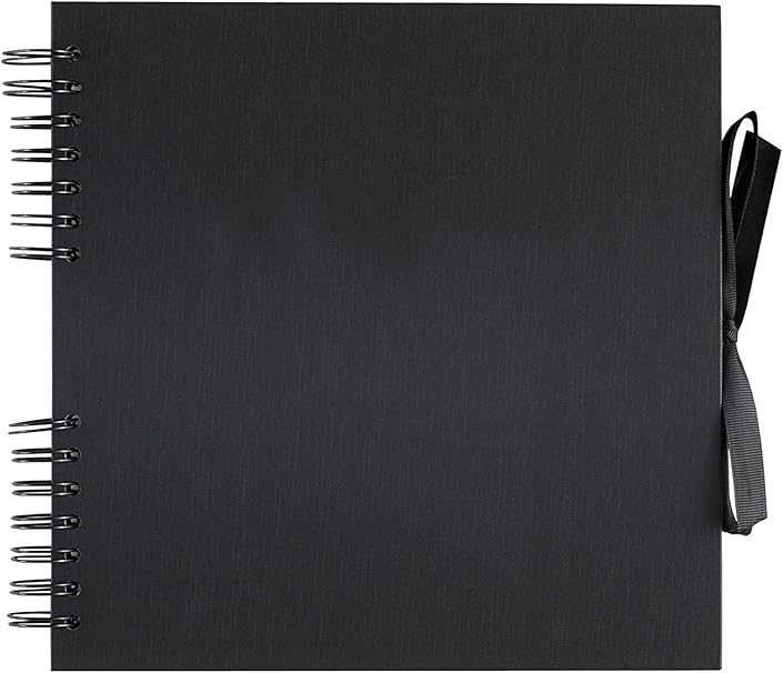 Paperchase Black Kraft Square Scrapbook Amazon De Burobedarf Schreibwaren