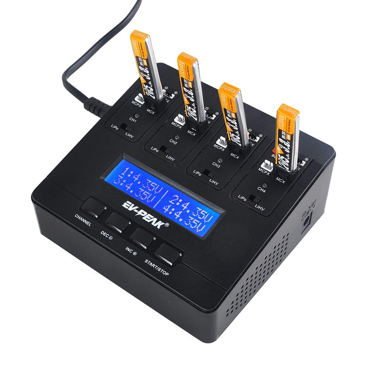 Buy EVPeak e6 1S LiPo Battery Charger 1A LiPo LiHV AC/DC Charger for