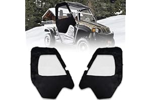 Chikia Hisun 500 700 Soft Side Doors Cab Enclosure Windshield Compatible with Hisun UTV 500 700 Axis 500 700 Coleman Outfitter 500 700 Massimo MSU500 Zipper Window