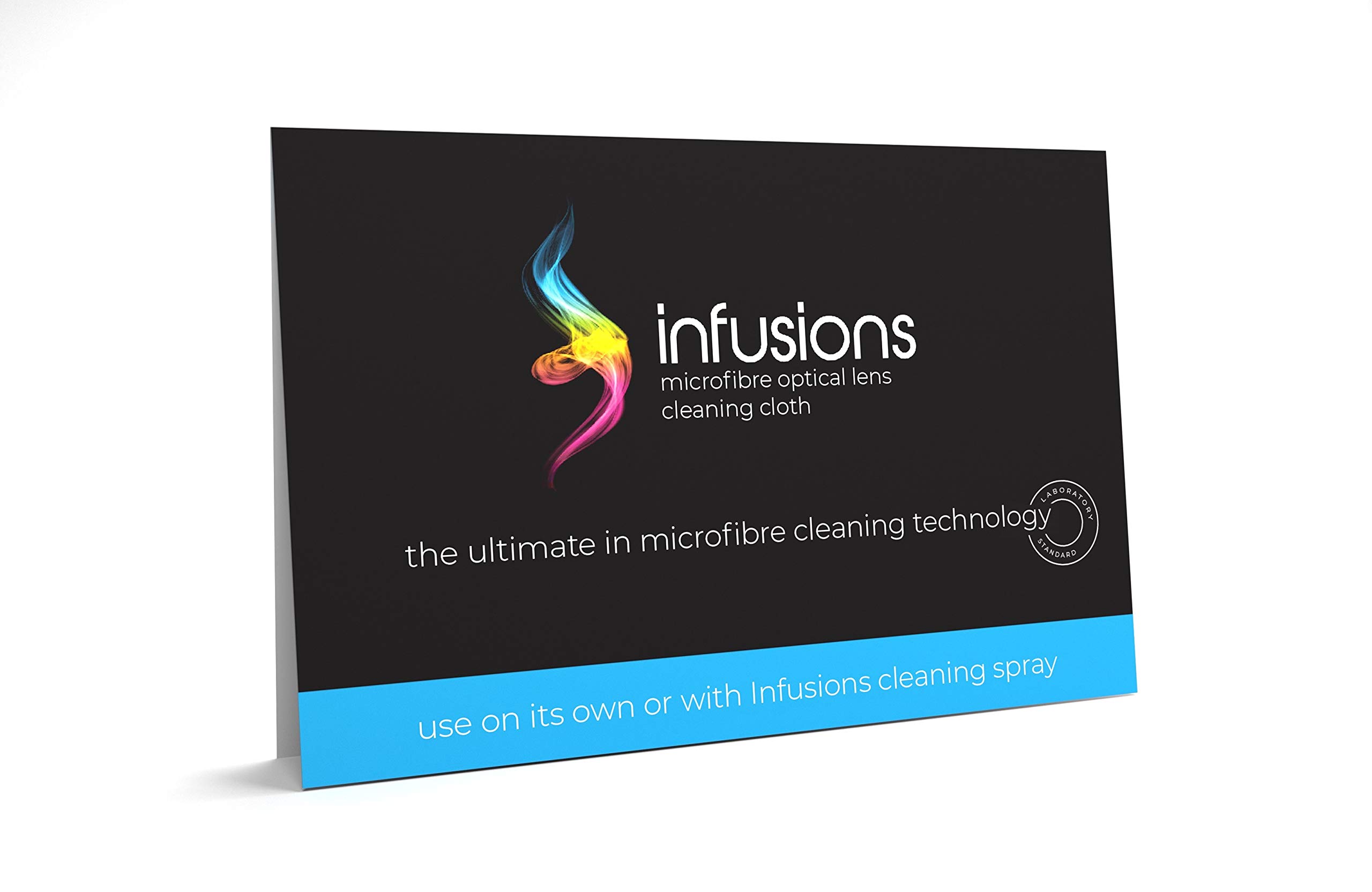 Infusions Microfibre Optical Lens Cleaning Cloth x2 Pack