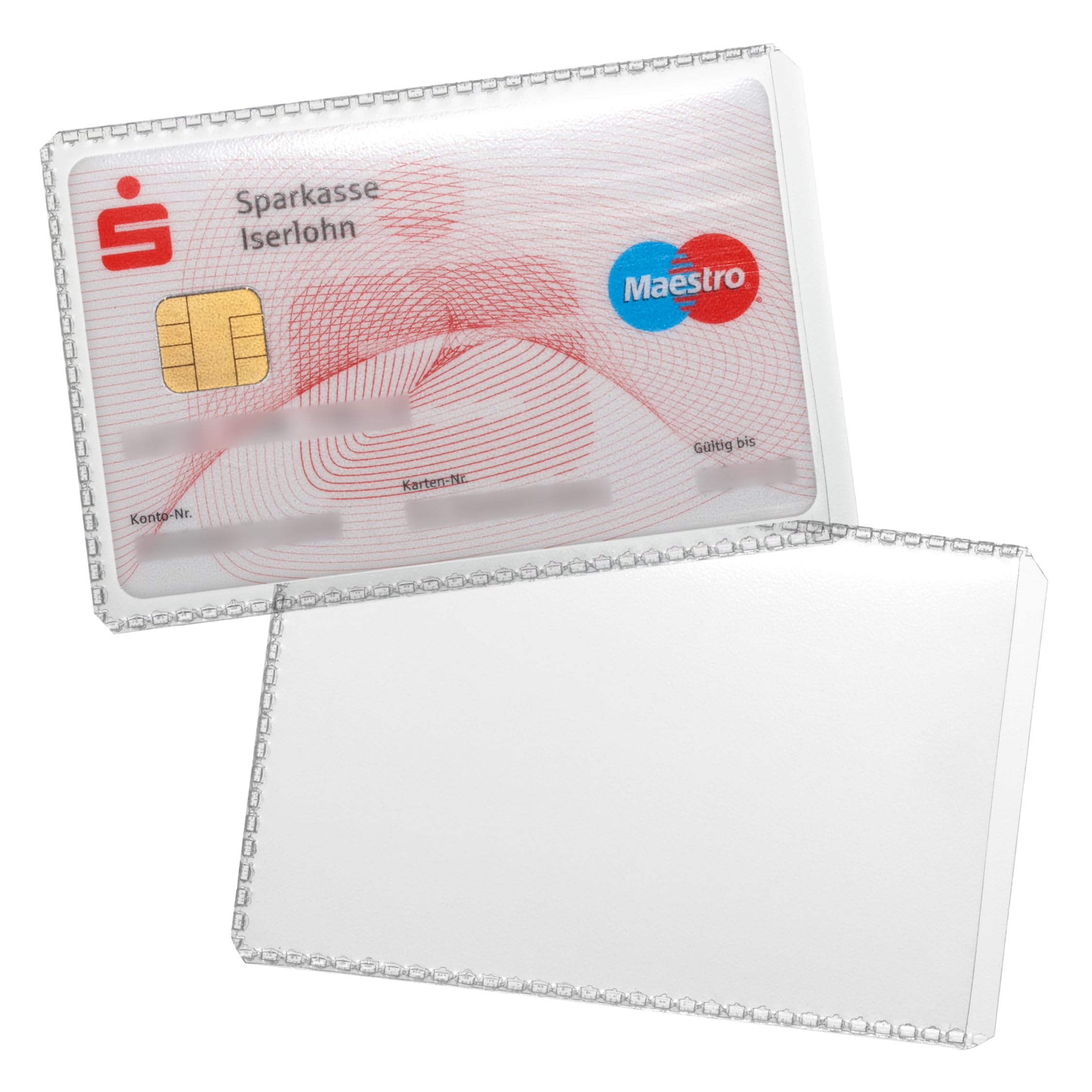 Durable 213619 Protective Covers for 54 x 86 mm Documents / Business Card Size / Pack of 10 Transparent