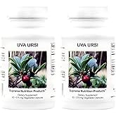 Supreme Nutrition Uva Ursi, 60 Pure Bearberry Vegetarian Capsules (Pack of 2)