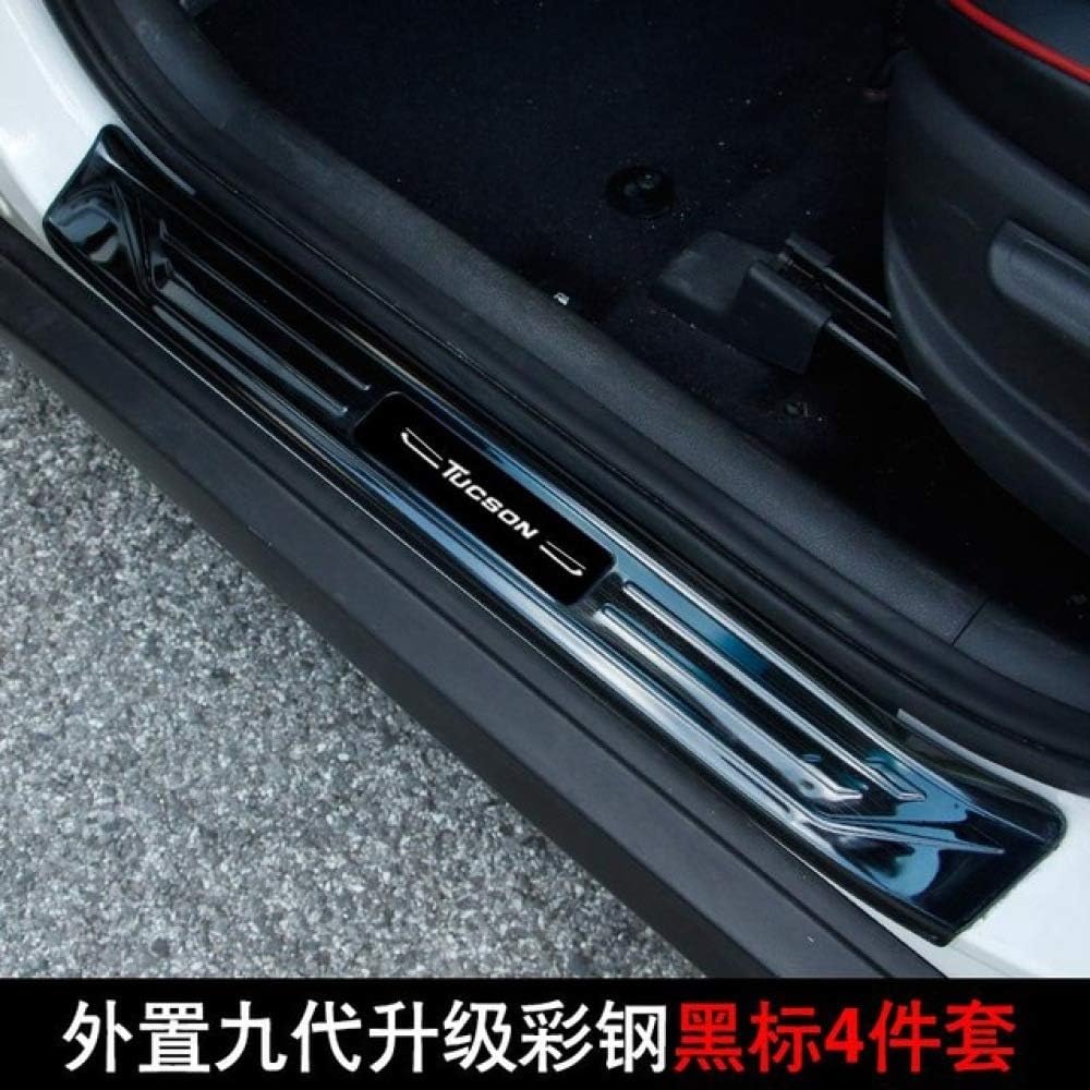 JXSMYBTB stainless steel sills welcome pedal car styling accessories. For Hyundai Tucson 2015 2016 2017 2018