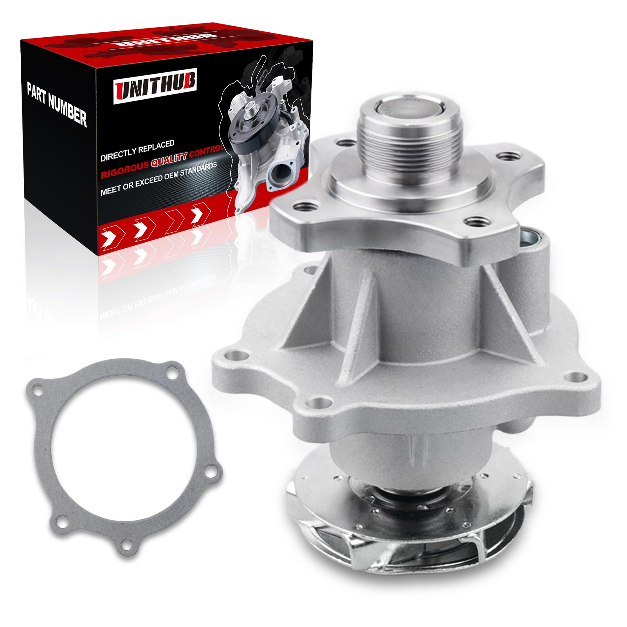 UNITHUB Engine Water Pump Automotive w/Gasket 1307700 AW5097 Compatible ...
